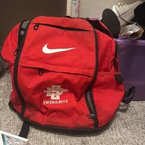 Nike Red Backpack for Men